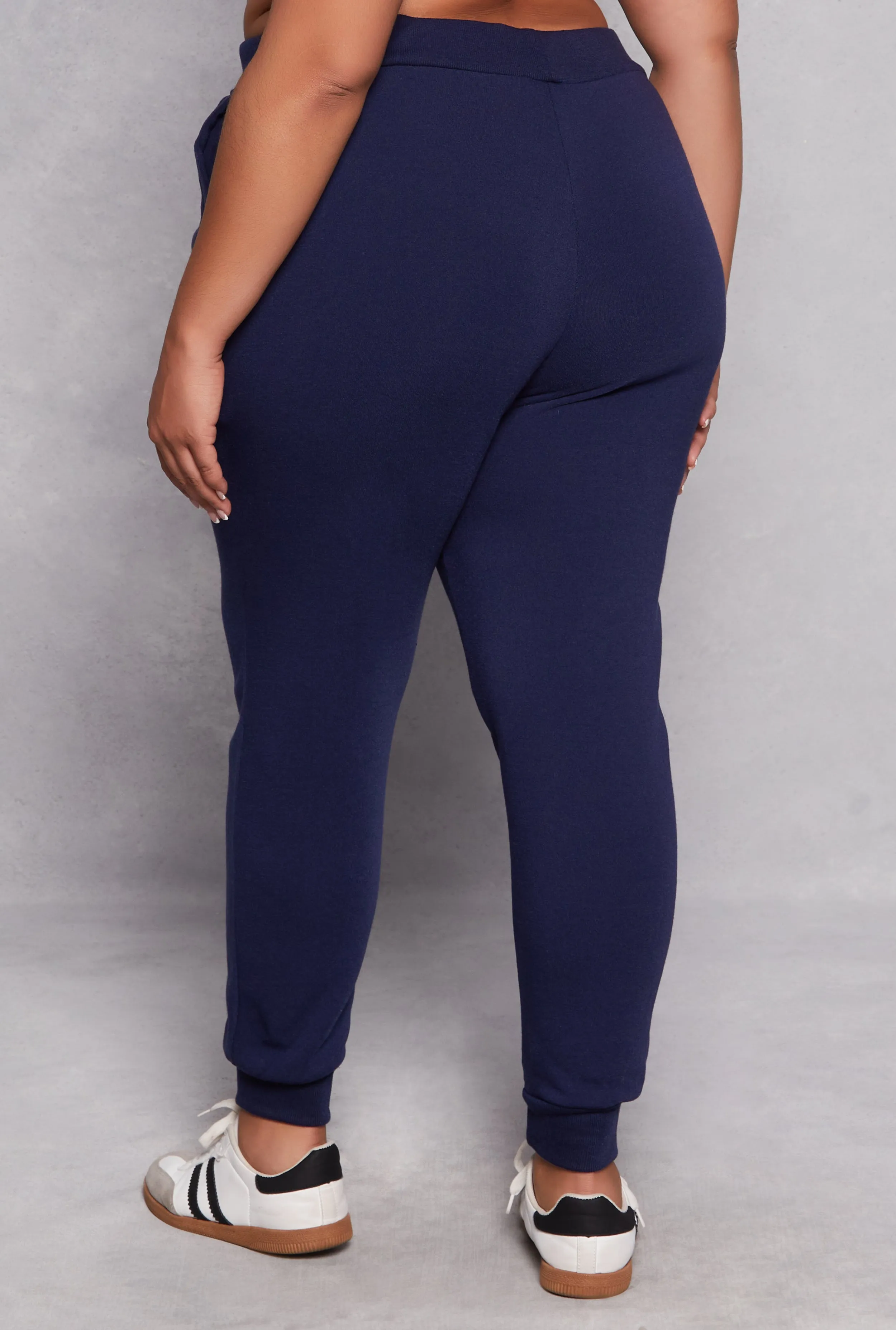 Plus Size Fleece High Waist Joggers sold by Rainbow product image thumbnail 3