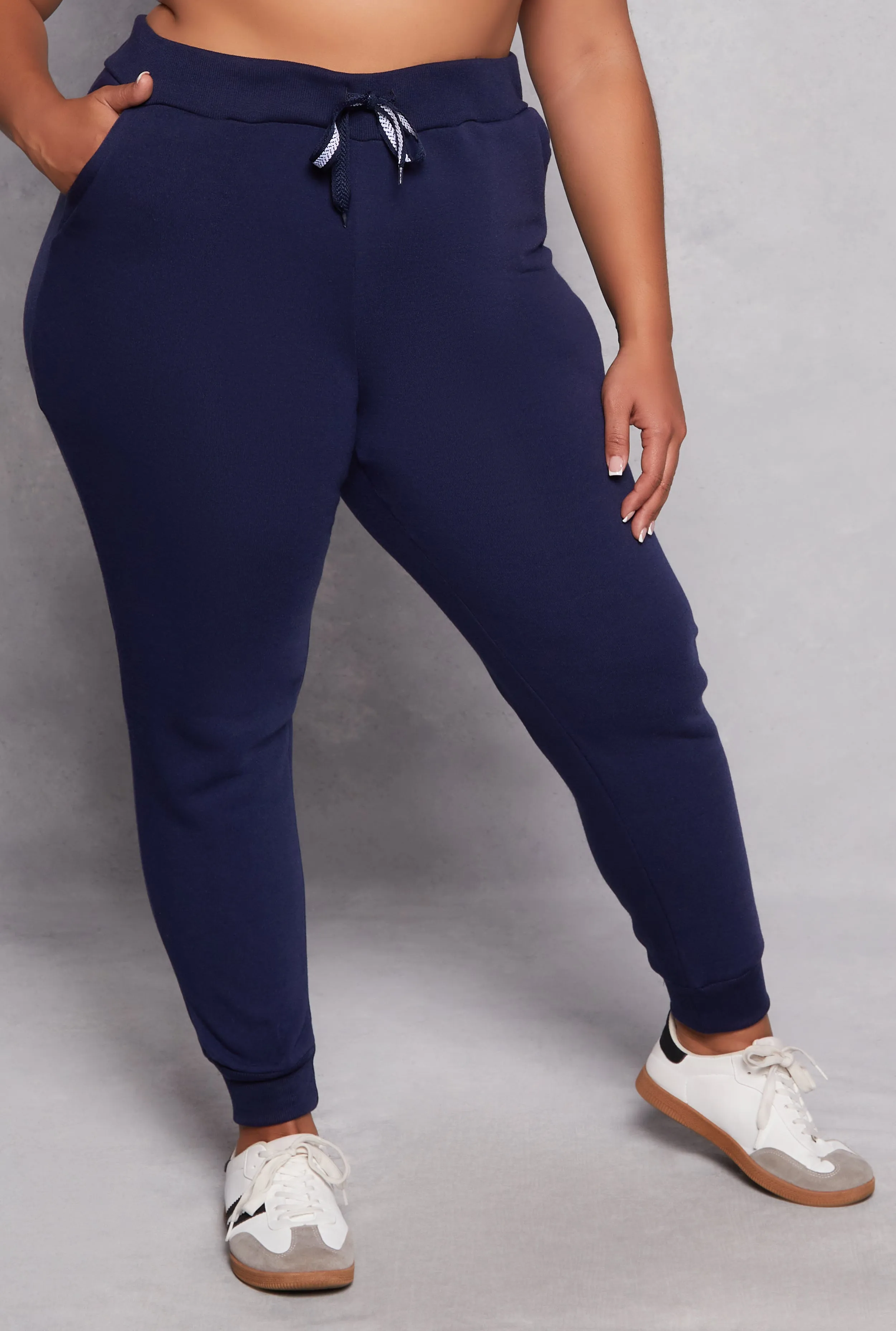 Plus Size Fleece High Waist Joggers sold by Rainbow product image thumbnail 2