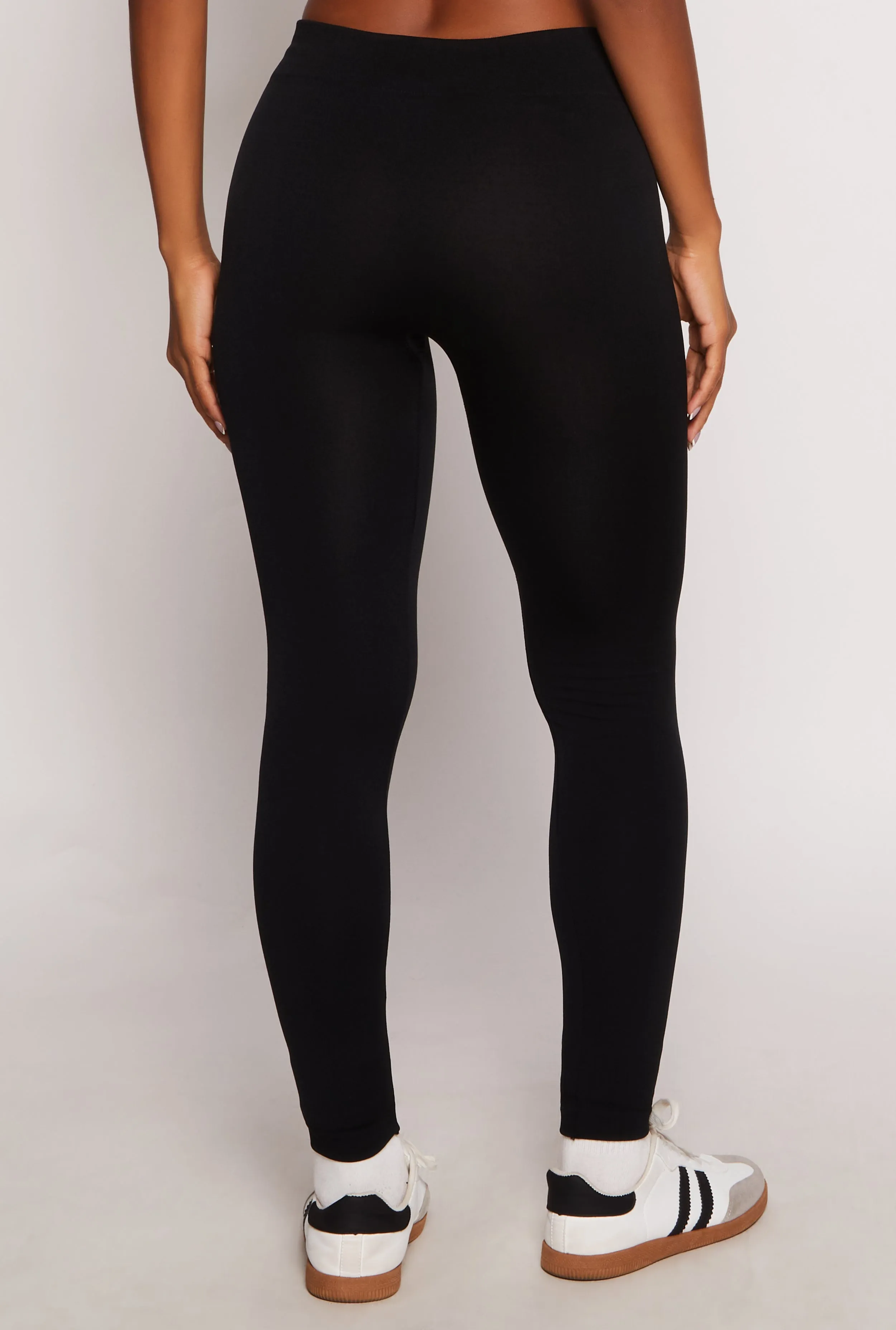 Basic Fleece Lined Leggings sold by Rainbow product image thumbnail 3