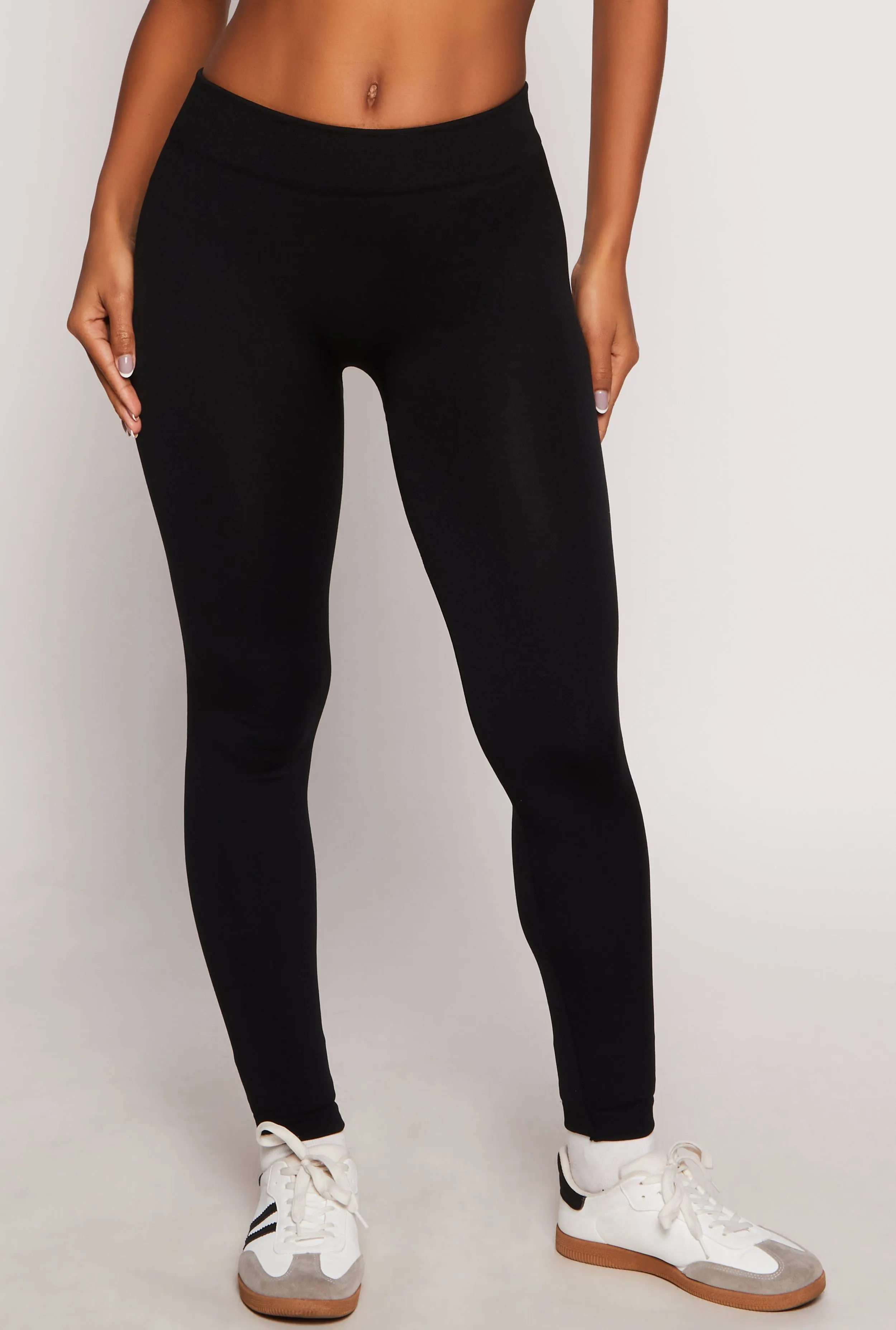 Basic Fleece Lined Leggings sold by Rainbow product image thumbnail 2