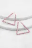Rhinestone Embellished Triangle Hoop Earrings sold by Rainbow