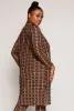 Plus Size Velvet Burnout Greek Key Duster sold by Rainbow
