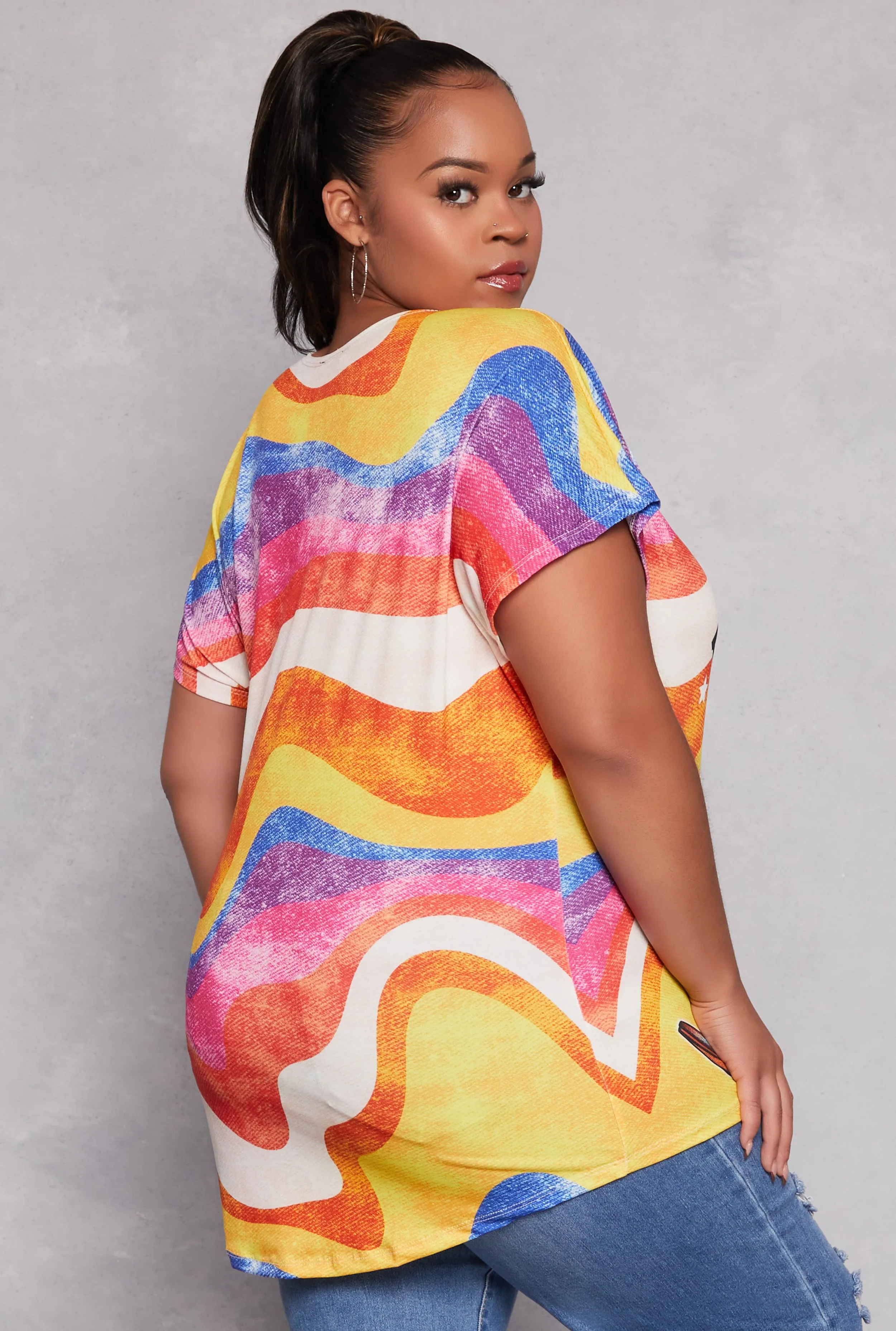 Plus Size Howdy Darlin Graphic Top sold by Rainbow product image thumbnail 3