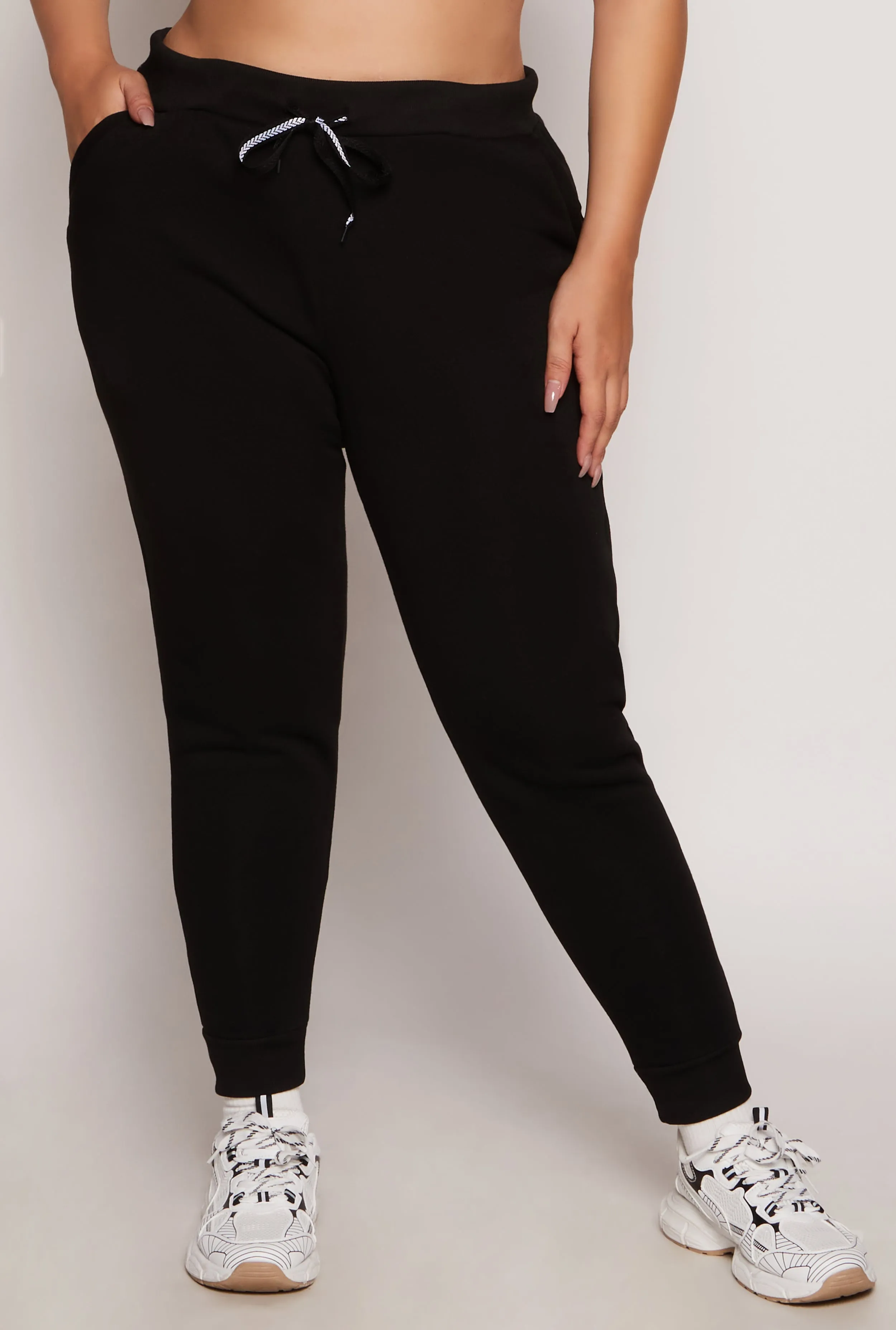 Plus Size Fleece High Waist Joggers sold by Rainbow product image thumbnail 2