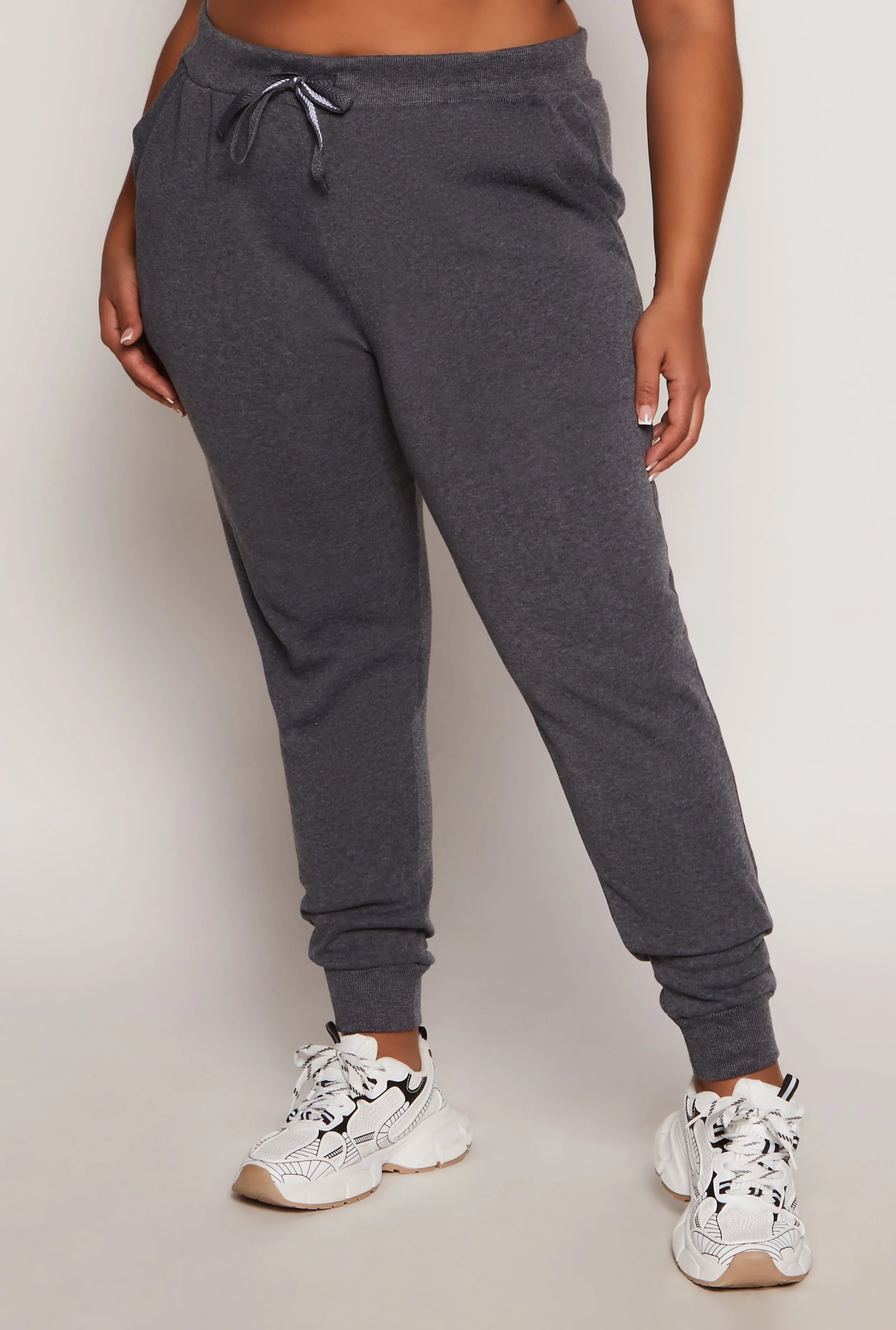 Plus Size Fleece High Waist Joggers sold by Rainbow product image thumbnail 2