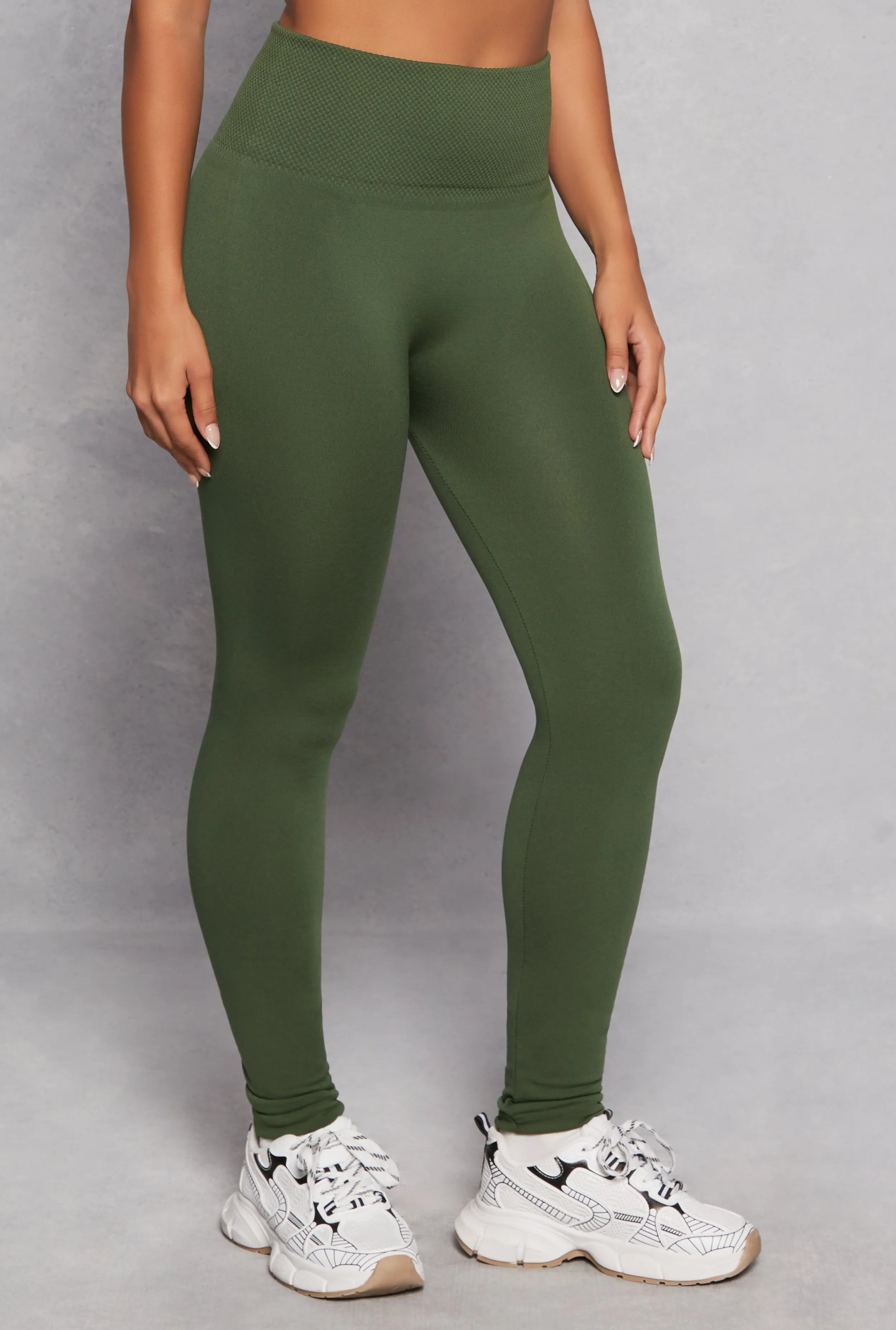Fleece Lined High Waist Leggings sold by Rainbow product image thumbnail 2