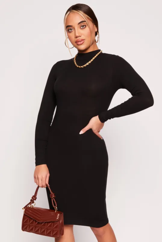 Ambiance Mock Neck T Shirt Dress sold by Rainbow