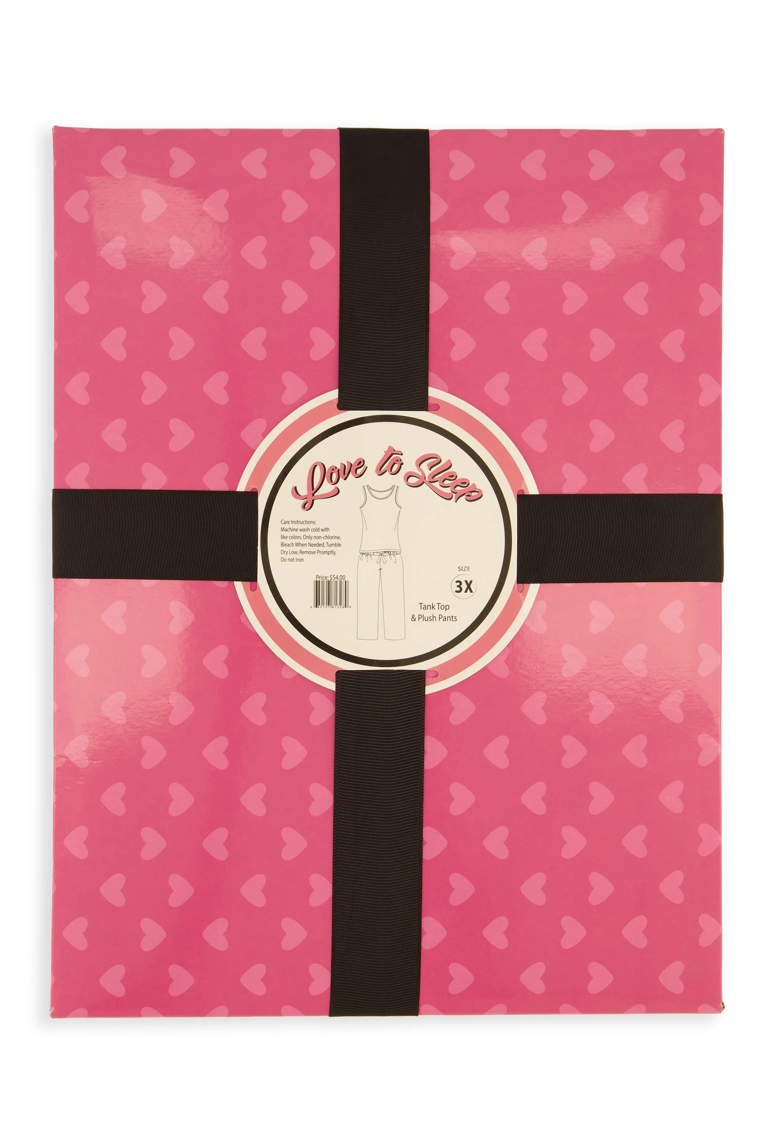 Plus Size Love Yourself Pajama Tank Top and Bear Print Pants sold by Rainbow product image thumbnail 5