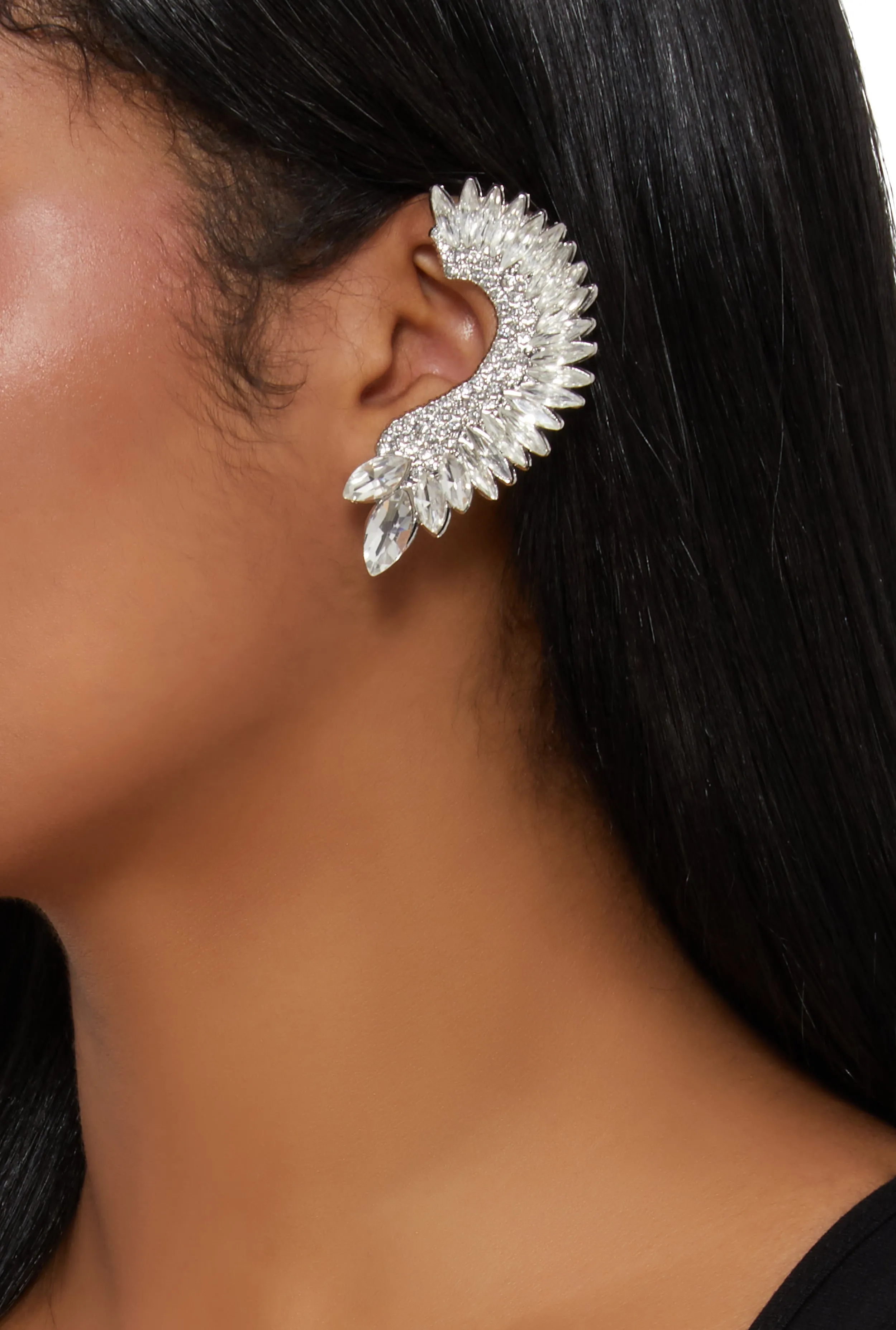 Rhinestone Climber Earrings sold by Rainbow