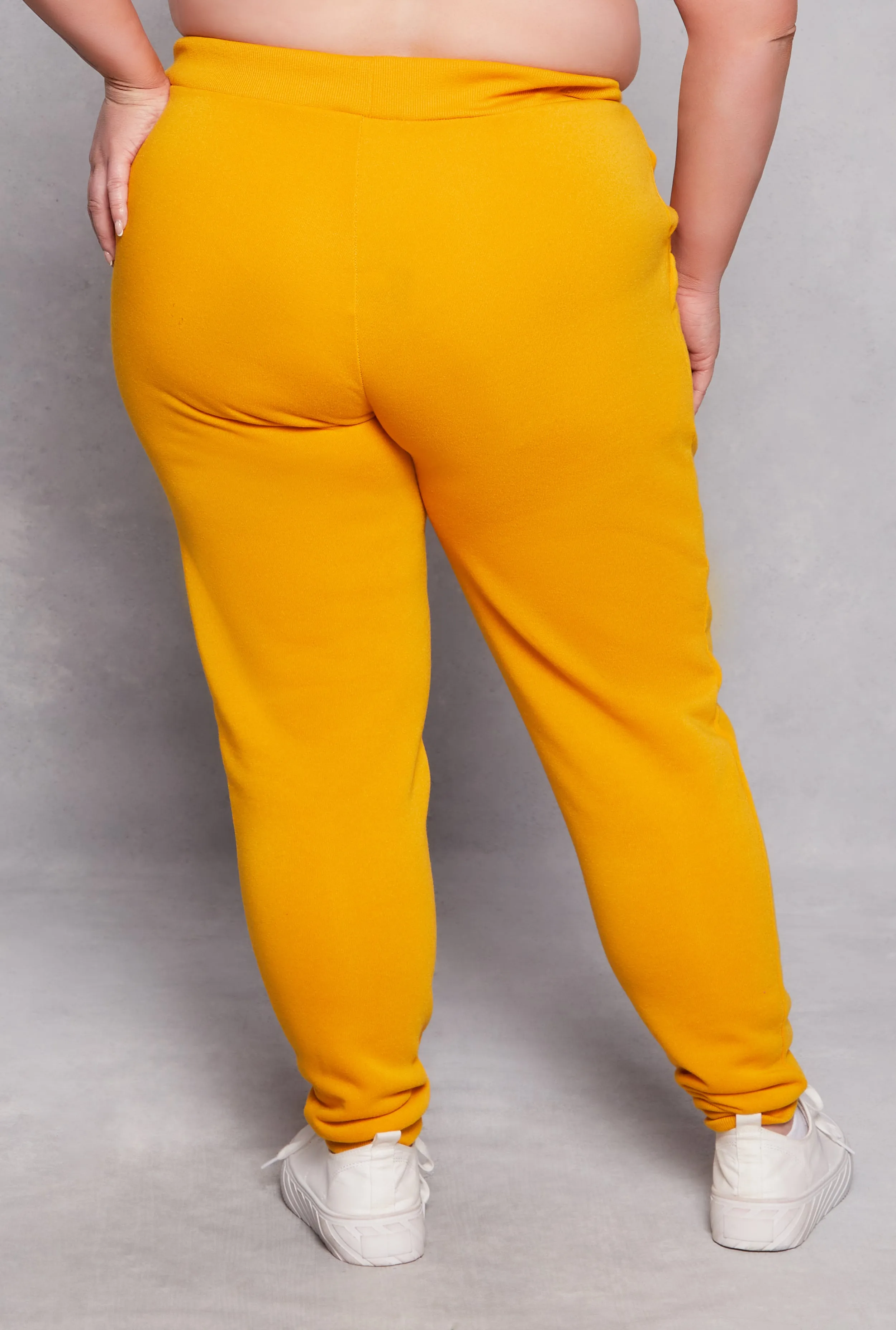 Plus Size Fleece High Waist Joggers sold by Rainbow product image thumbnail 3