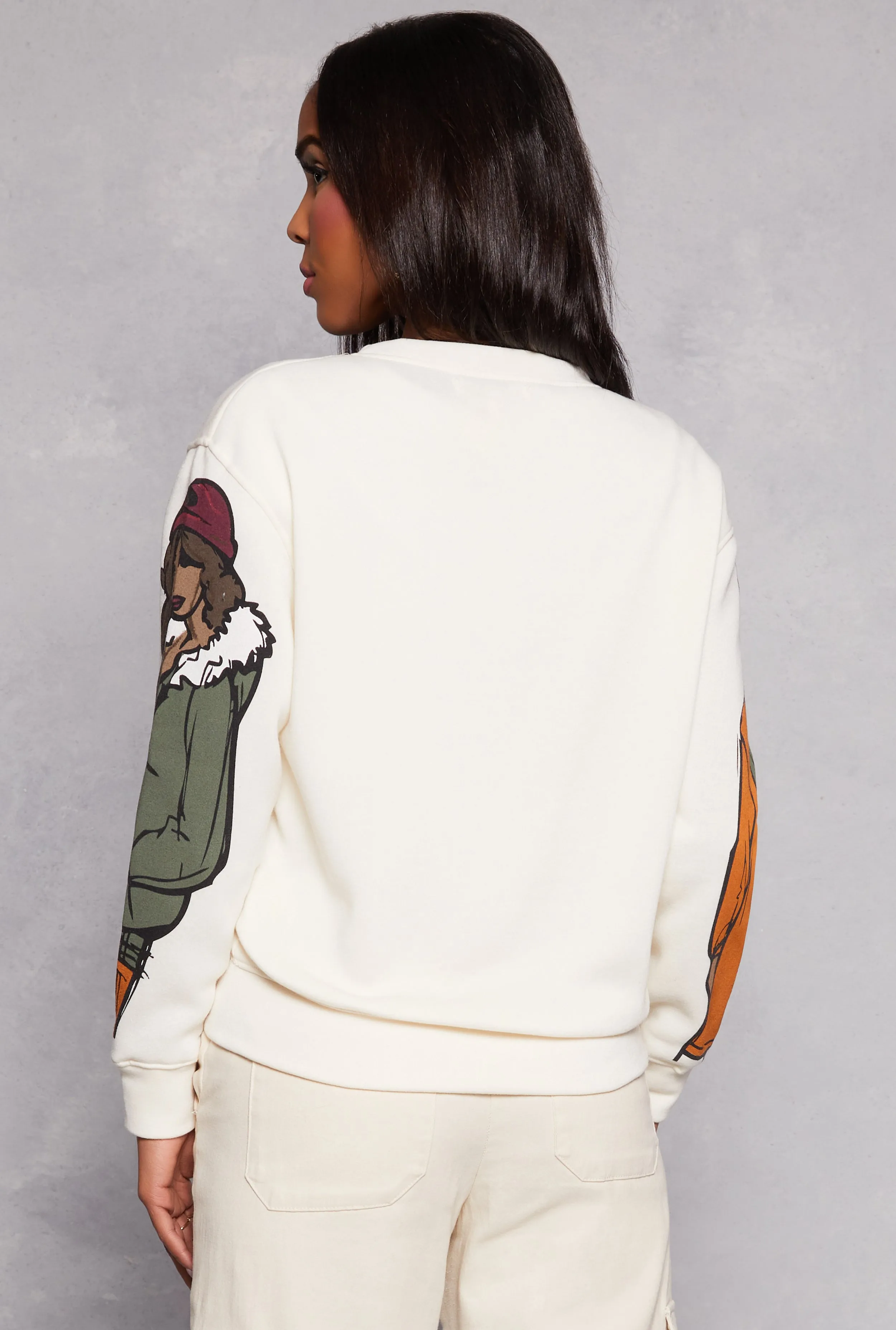 Graphic Crew Neck Sweatshirt sold by Rainbow product image thumbnail 3