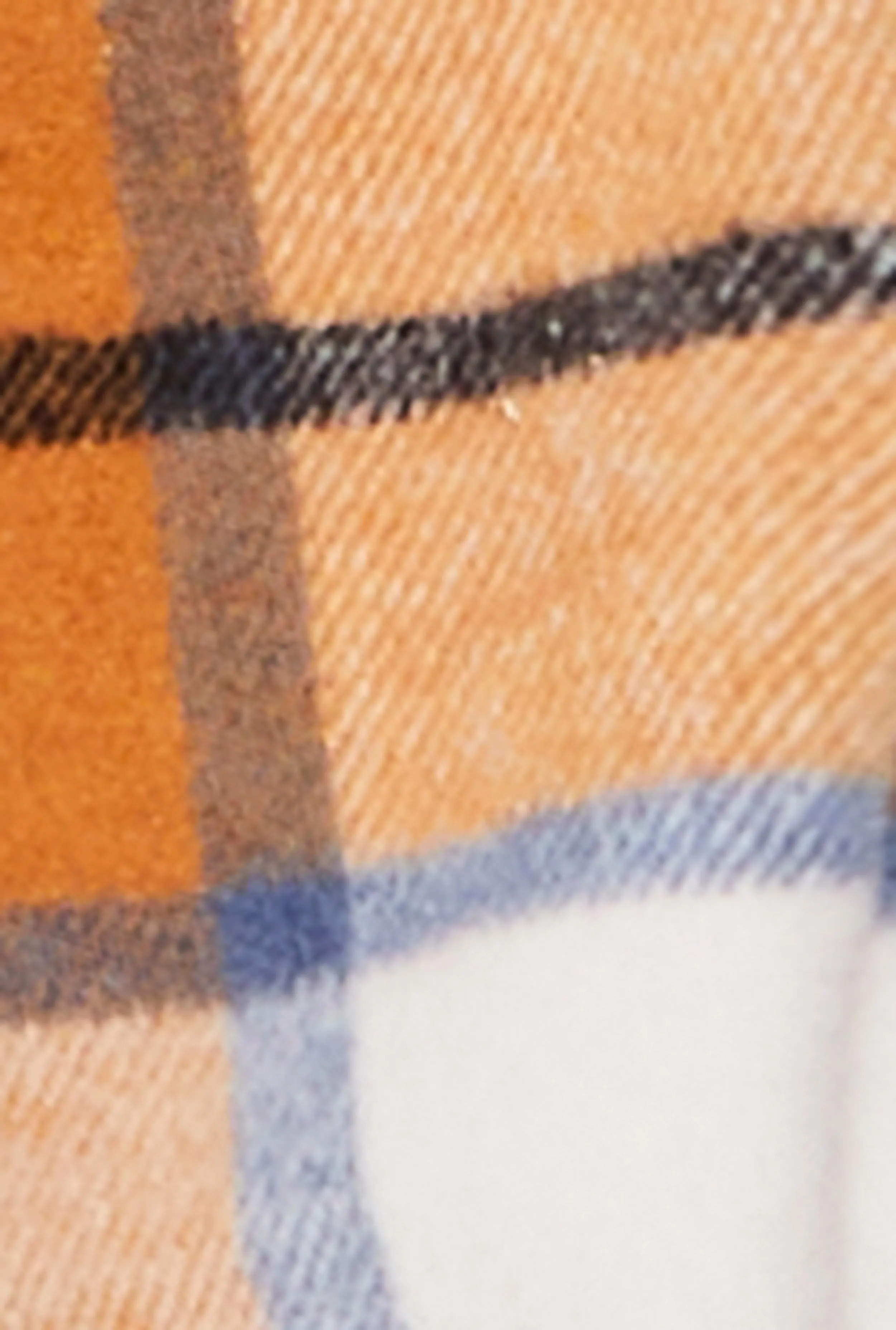 Spoon Jeans Plaid Brushed Knit Long Shacket sold by Rainbow product image thumbnail 4