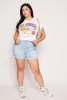 Plus Size NBA Los Angeles Lakers Graphic Crop Top sold by Rainbow