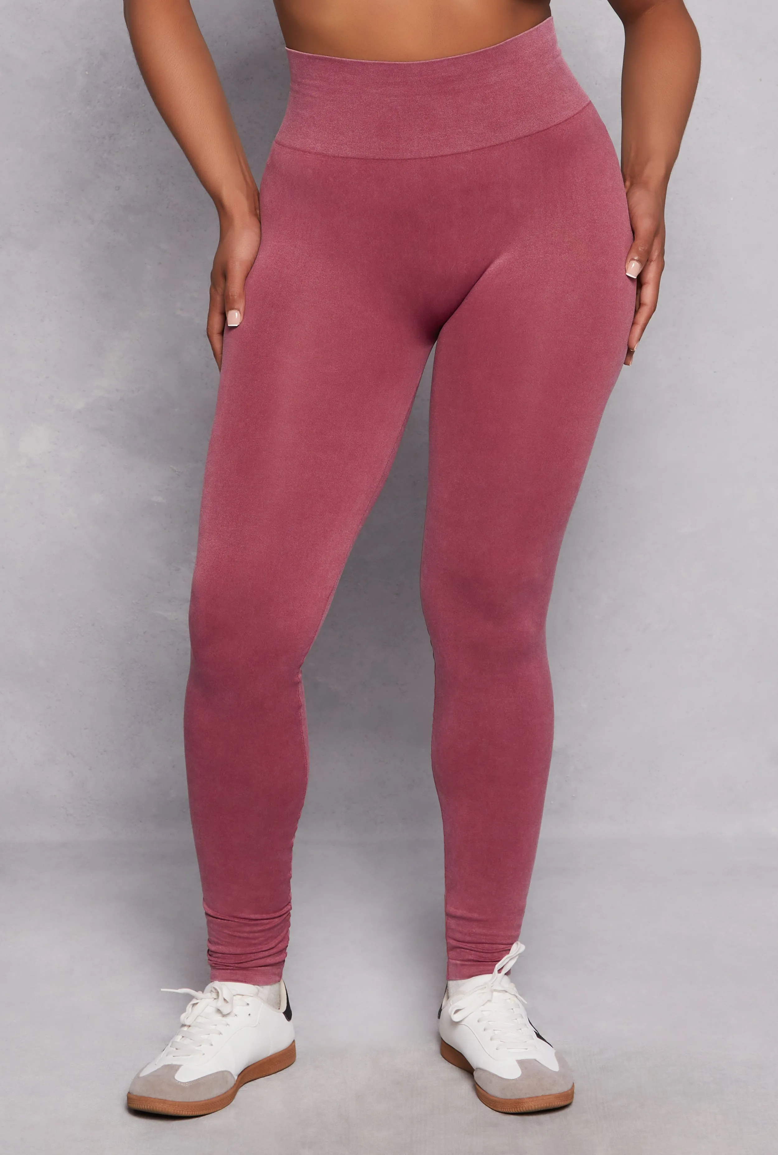 Plus Size Acid Wash High Waist Leggings sold by Rainbow product image thumbnail 2