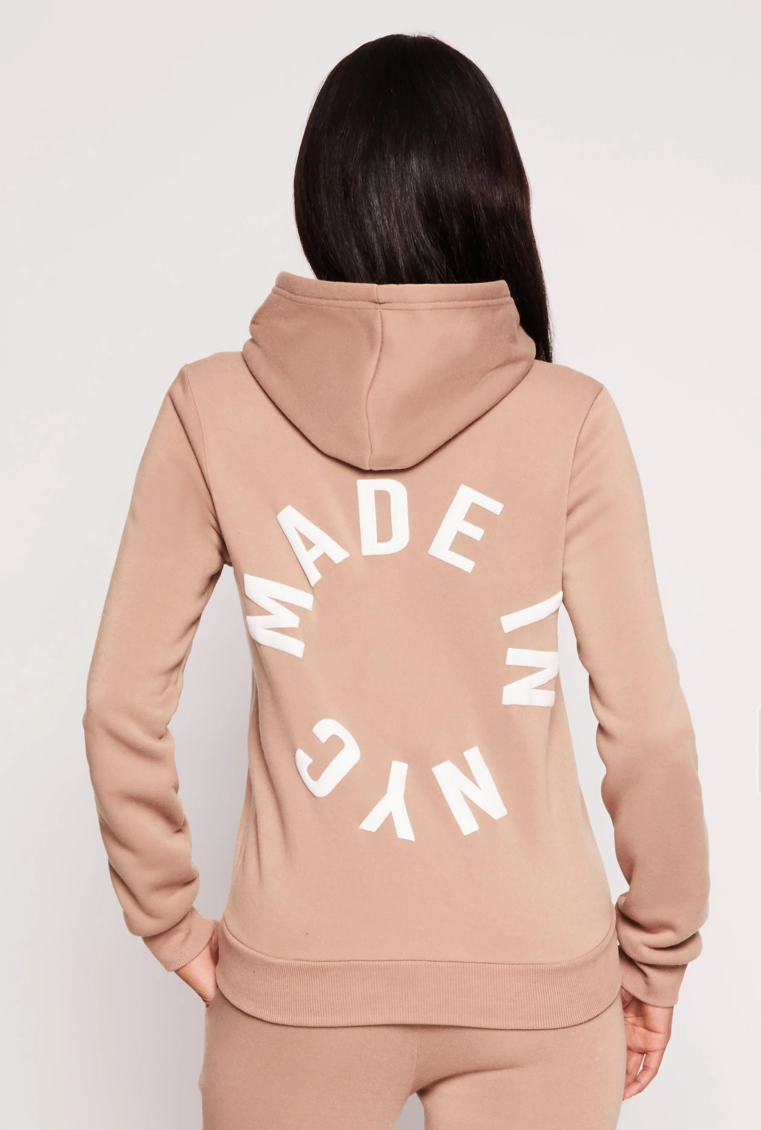 Made In NYC Graphic Back Hooded Sweatshirt sold by Rainbow product image thumbnail 3