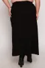 Plus Size Scuba Drawstring Maxi Skirt sold by Rainbow