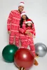 Mens Matching Santa Fair Isle Onesie Family Pajamas sold by Rainbow