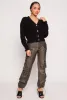 Button Front Long Sleeve Cardigan sold by Rainbow
