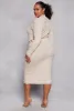 Plus Size Greek Key Textured Knit Sweater Dress sold by Rainbow