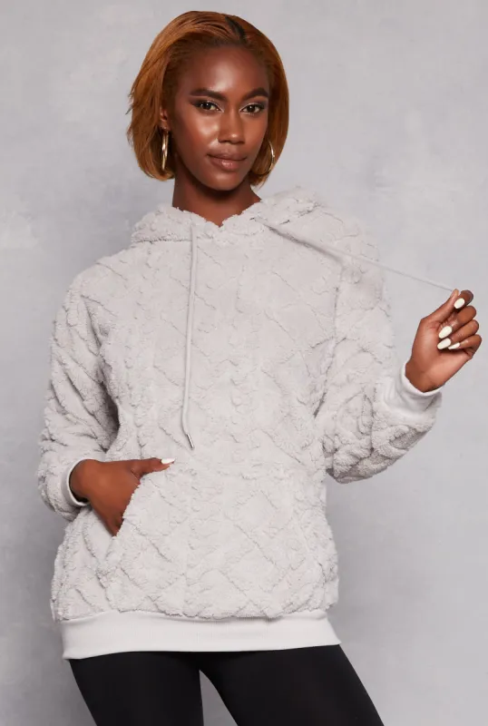Almost Famous Faux Fur Hoodie sold by Rainbow