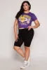 Plus Size NBA Los Angeles Lakers Graphic Crop Top sold by Rainbow