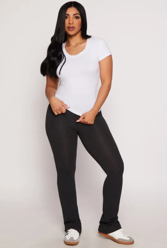 High Waist Boot Cut Pants sold by Rainbow