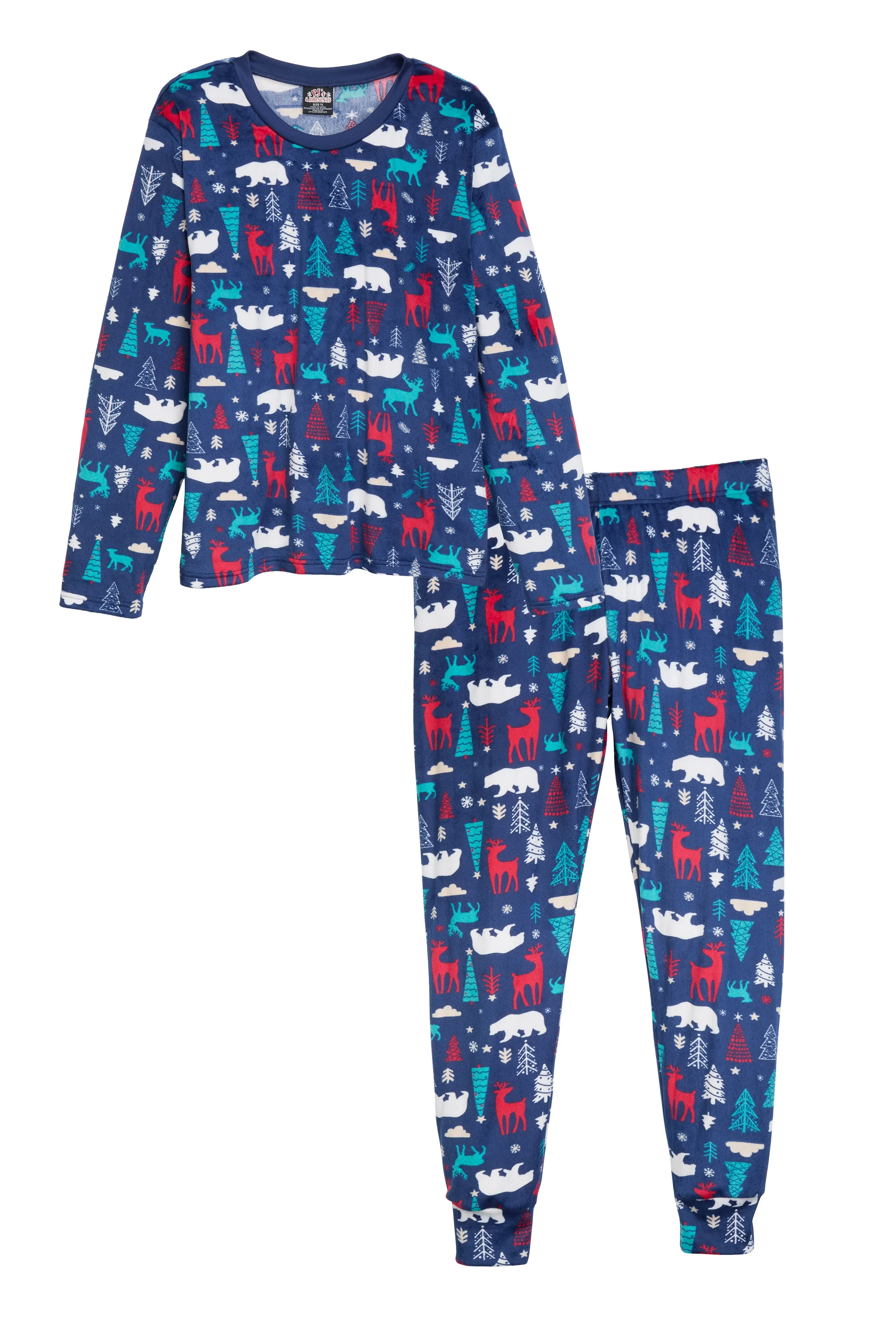 Plus Size Matching Printed Snug Fit Family Pajamas sold by Rainbow product image thumbnail 3