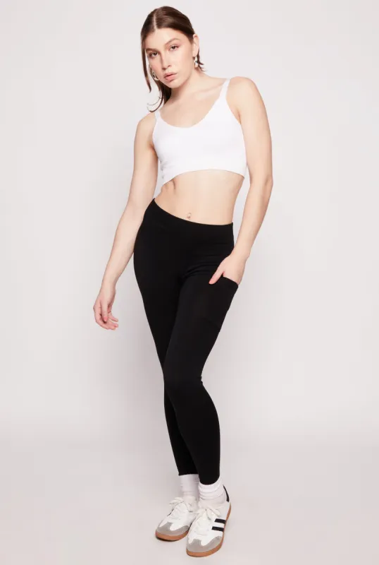Cell Phone Pocket Leggings sold by Rainbow