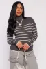 Striped Turtleneck Sweater sold by Rainbow