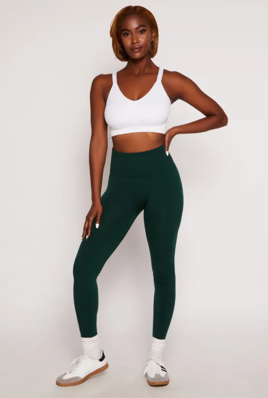 Fleece Lined High Waist Leggings sold by Rainbow