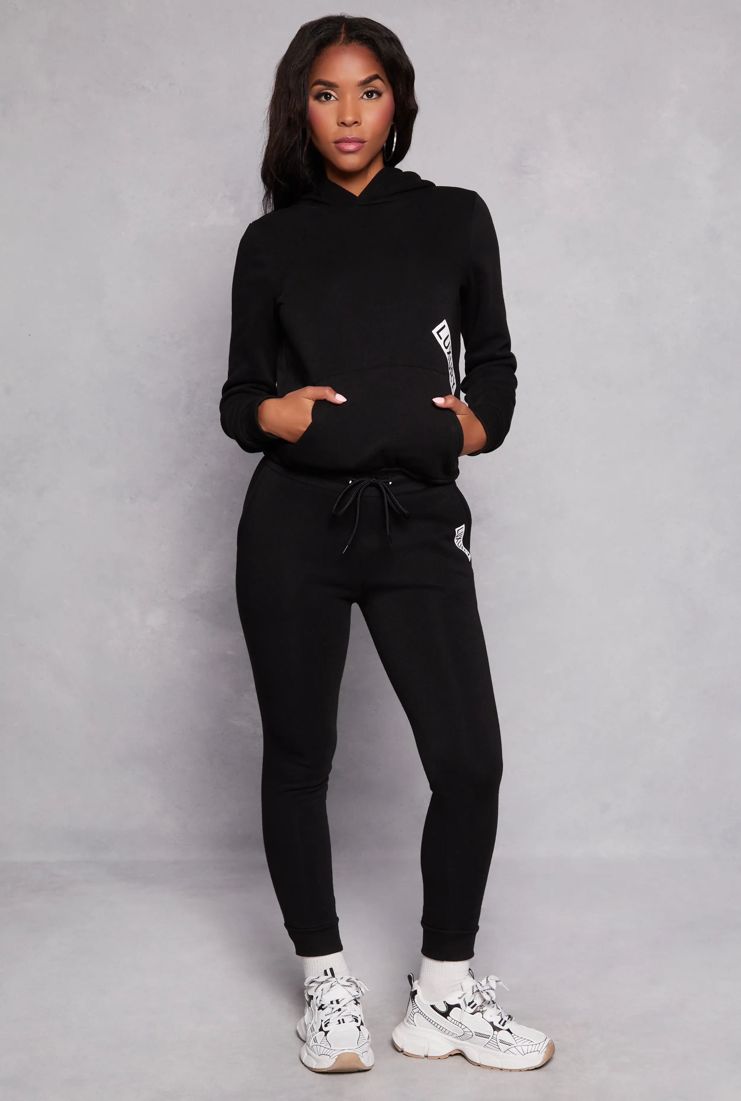 Made In NYC Graphic Back Hooded Sweatshirt sold by Rainbow product image thumbnail 2