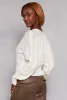 Pointelle Cable Knit Long Sleeve Cardigan sold by Rainbow