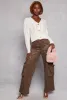 Pointelle Cable Knit Long Sleeve Cardigan sold by Rainbow