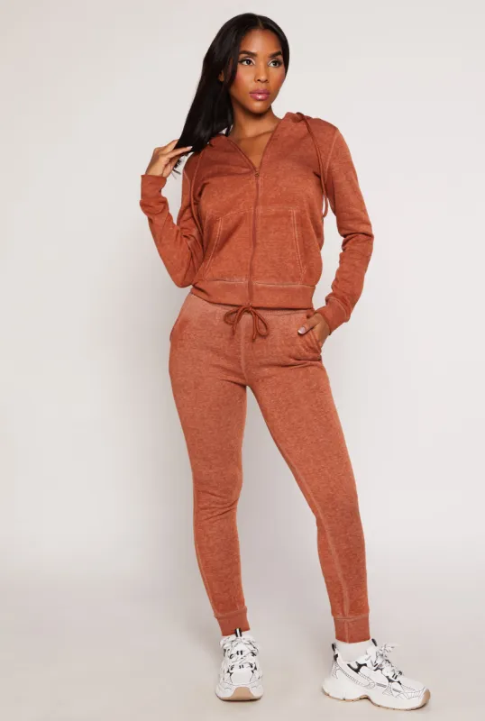 Acid Wash Drawstring Joggers sold by Rainbow