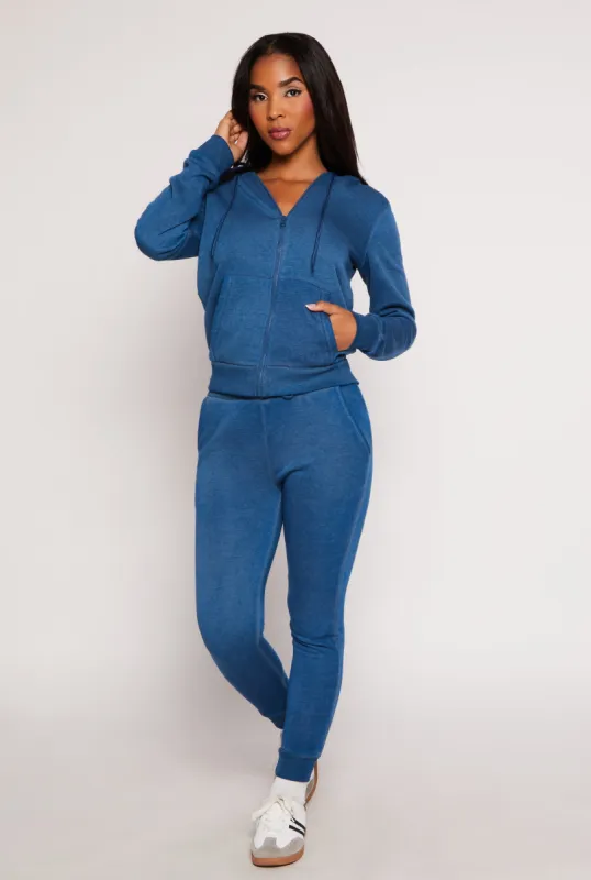 Acid Wash Drawstring Joggers sold by Rainbow