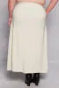 Plus Size Scuba Drawstring Maxi Skirt sold by Rainbow