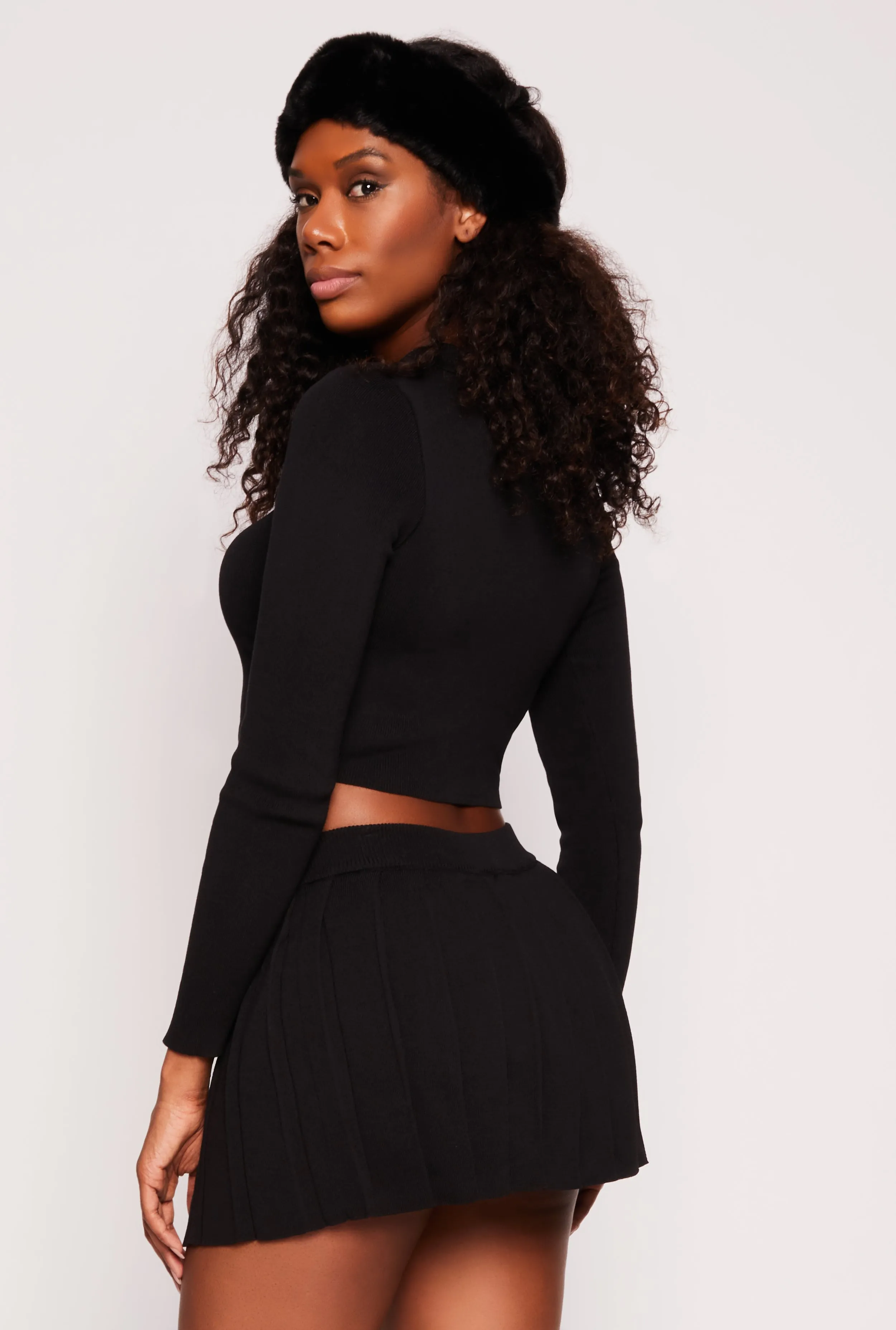 Daisy Long Sleeve Cropped Polo Shirt sold by Rainbow product image thumbnail 3