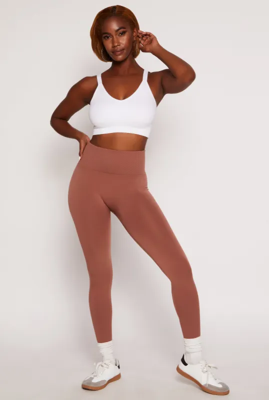Fleece Lined High Waist Leggings sold by Rainbow