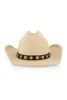 Grommet Detail Cowboy Hat sold by Rainbow
