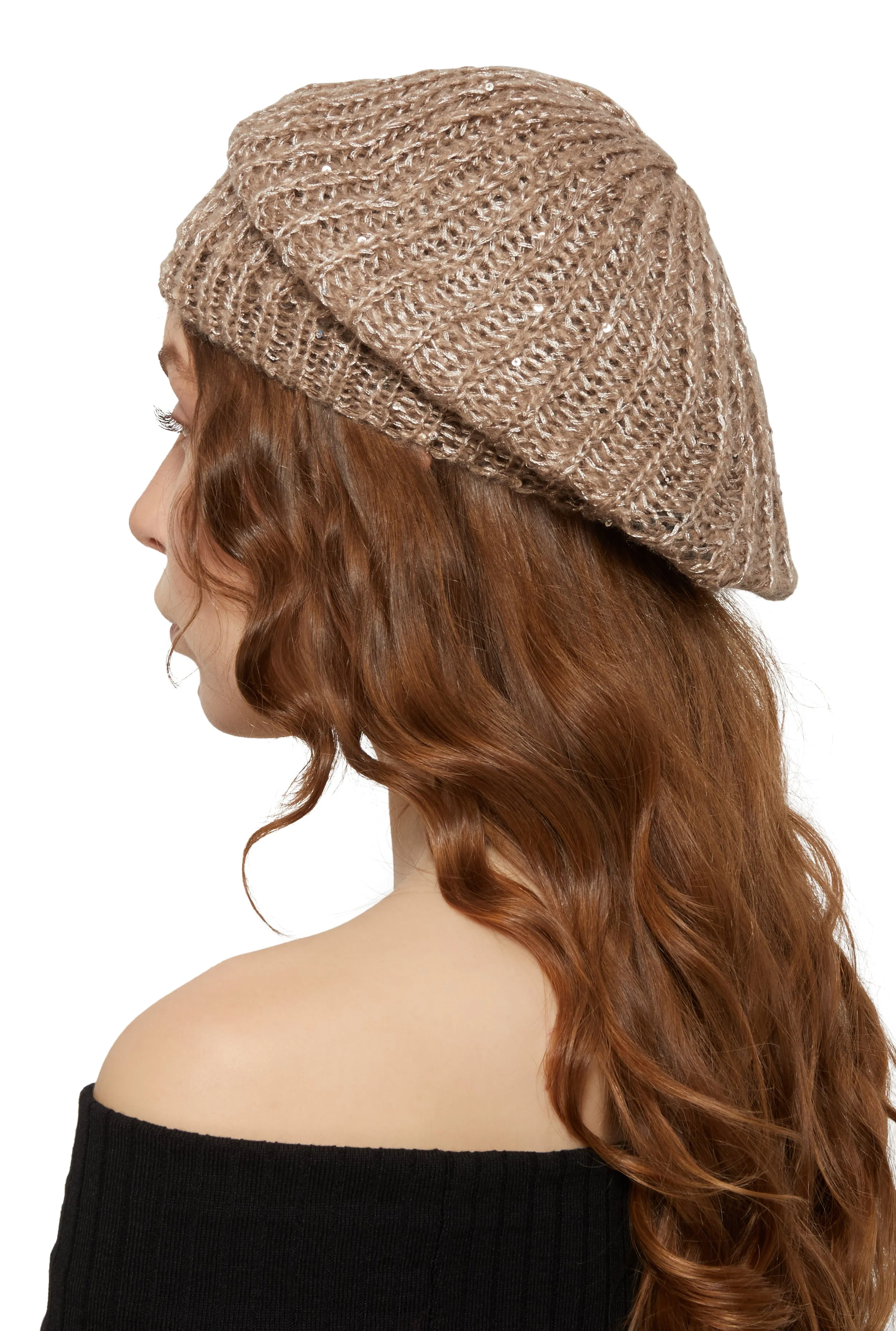 Sequin Beret sold by Rainbow product image thumbnail 2