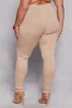 Plus Size Daisy Ribbed Knit Leggings sold by Rainbow