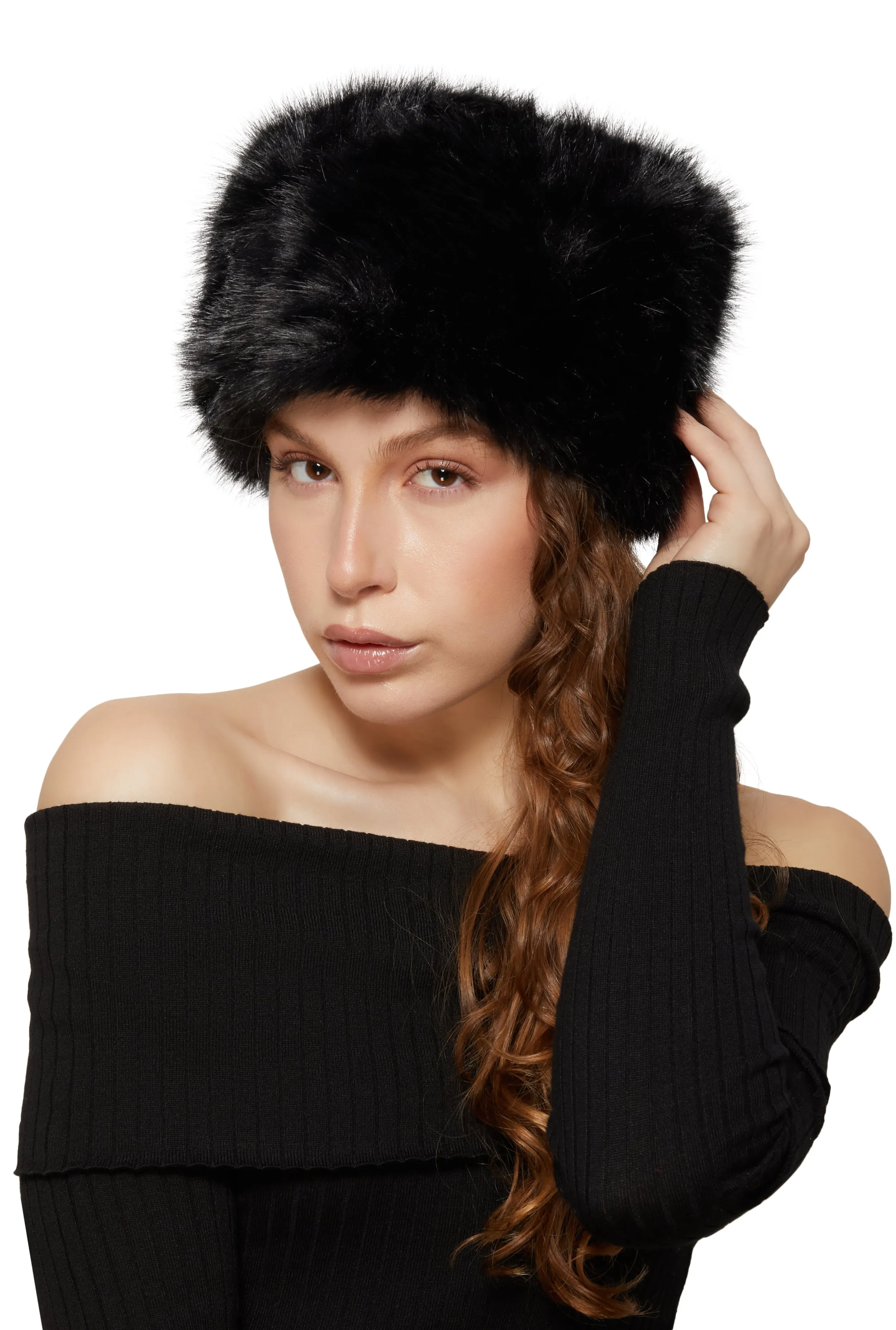 Faux Fur Cossack Hat sold by Rainbow