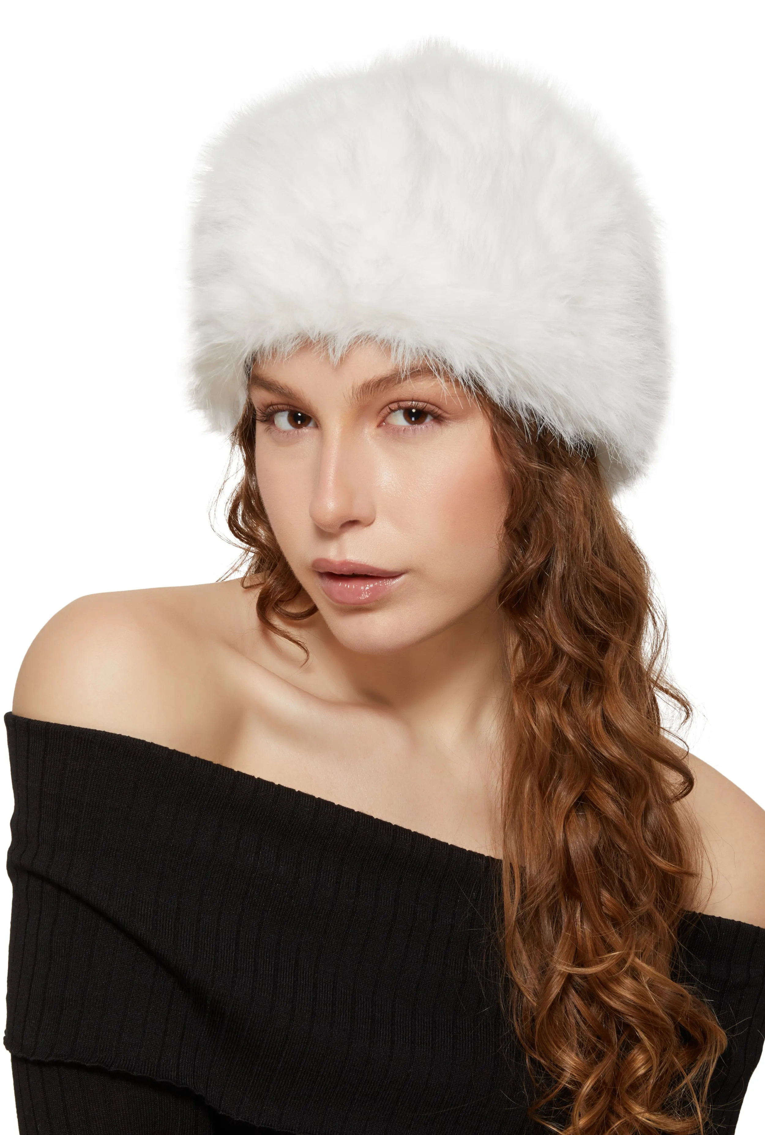 Faux Fur Cossack Hat sold by Rainbow