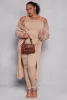 Plus Size Daisy Ribbed Knit Duster sold by Rainbow