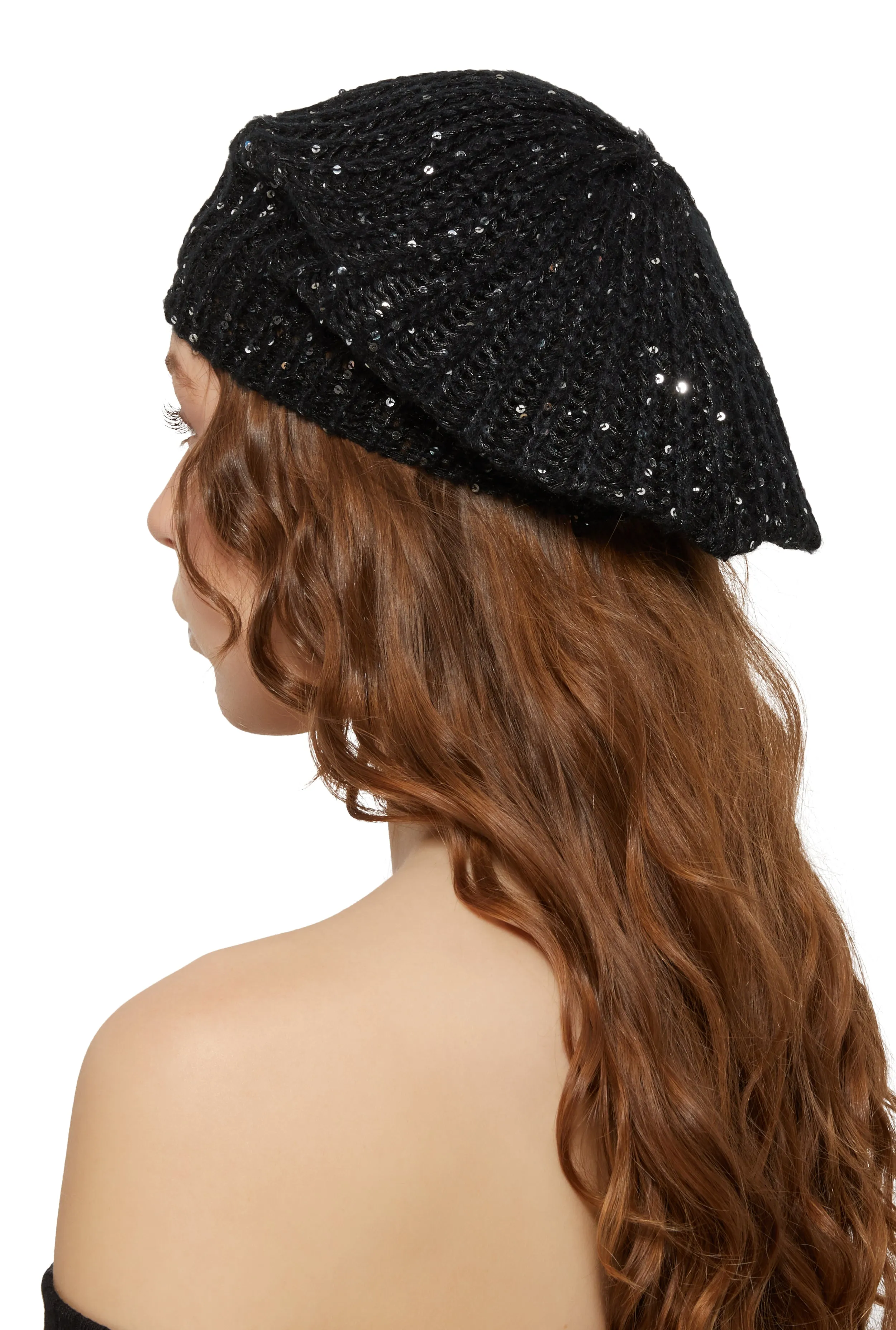 Sequin Beret sold by Rainbow product image thumbnail 2