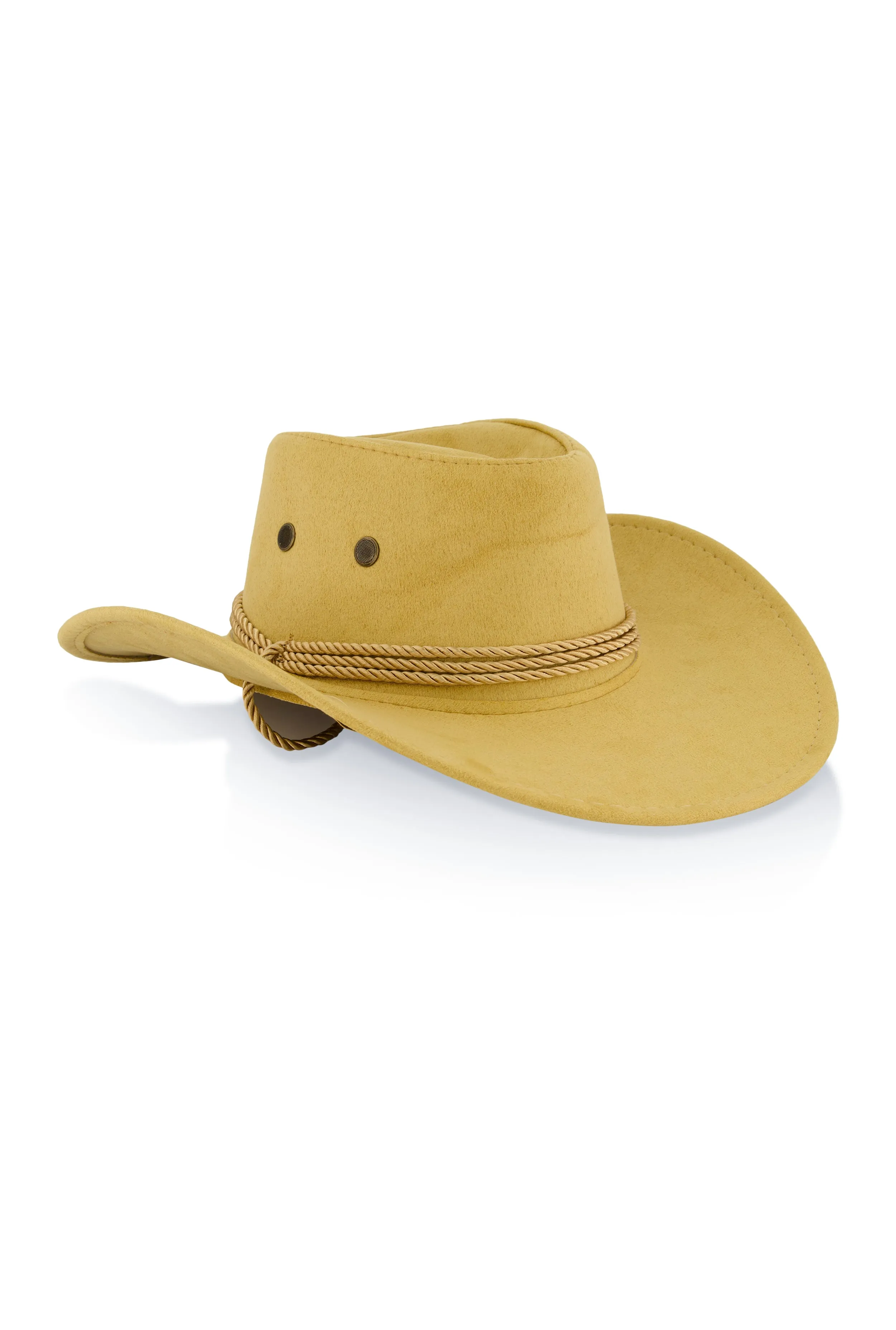 Faux Suede Chin Strap Cowboy Hat sold by Rainbow product image thumbnail 3