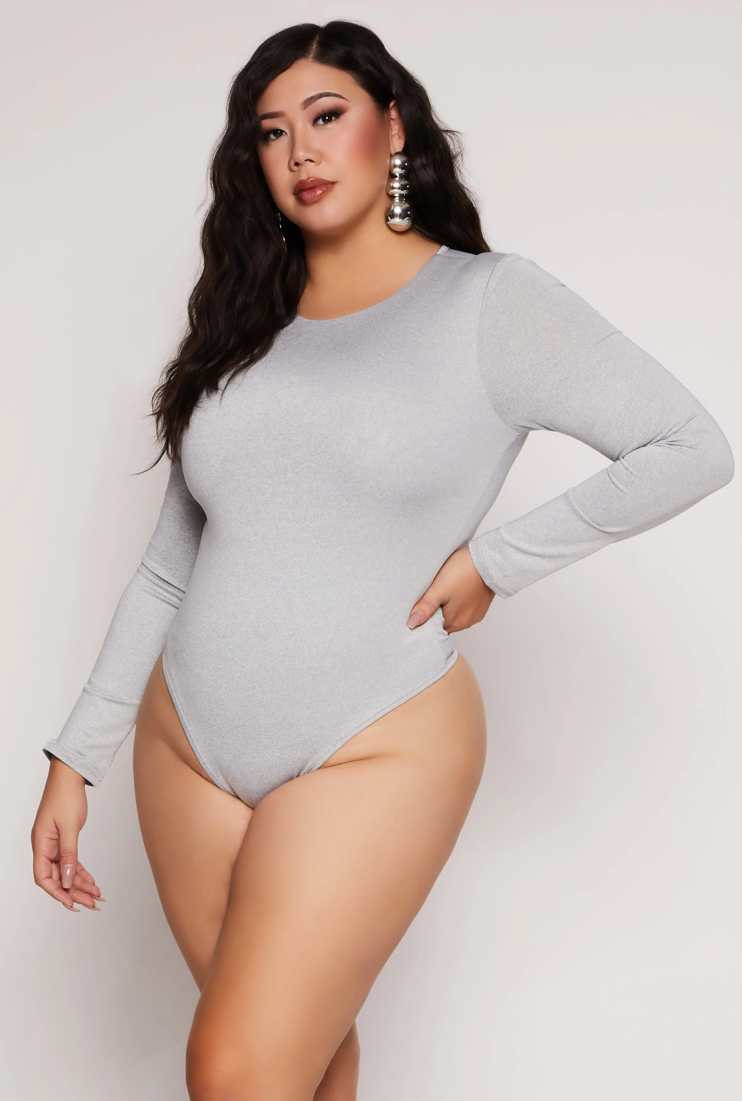 Plus Size Daisy Double Layer Bodysuit sold by Rainbow