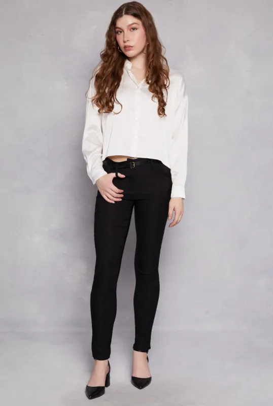 Double Button Belted Dress Pants sold by Rainbow