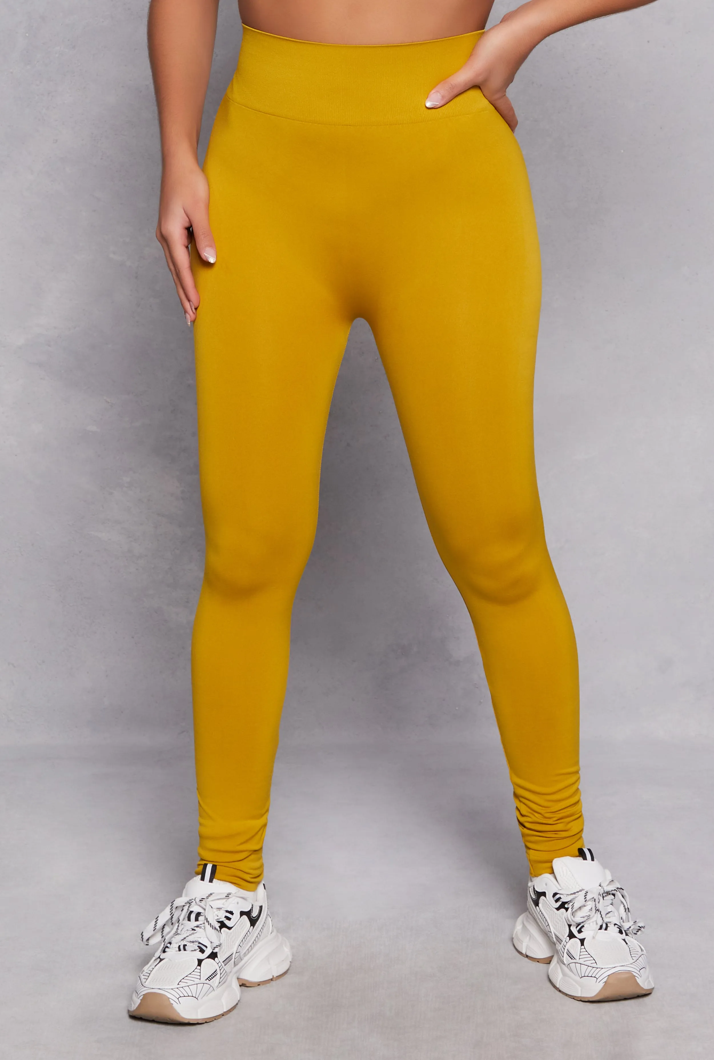 Seamless High Waist Leggings sold by Rainbow product image thumbnail 2