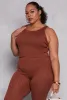 Plus Size Daisy Ribbed Knit Tank Top sold by Rainbow